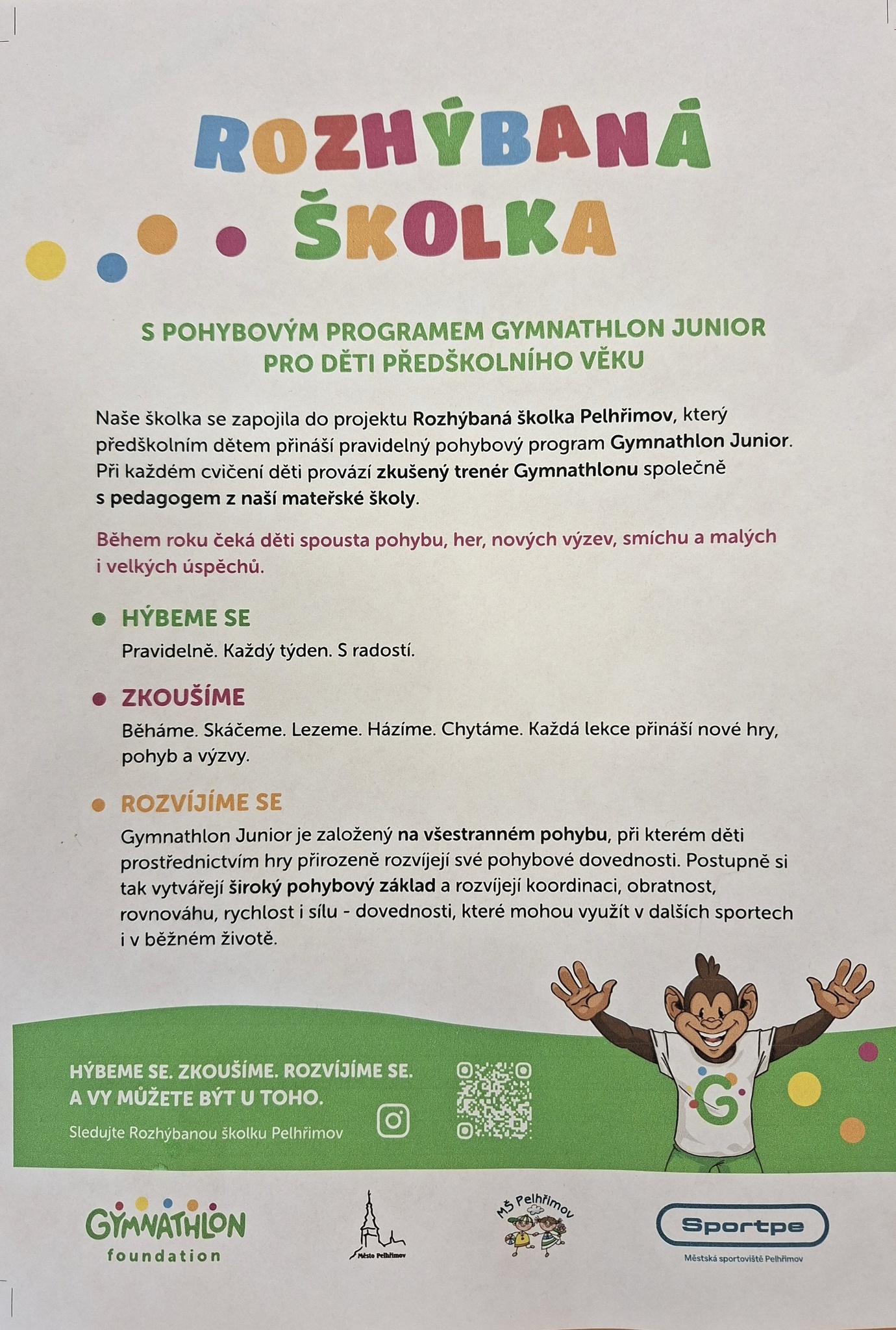 Rozhýbaná školka
